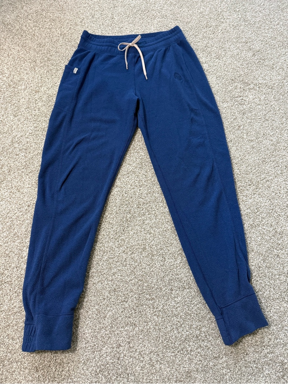 Stio Women's Navy Fleece Jogger Pants